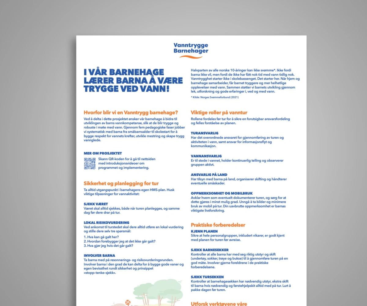 Ansattplakat – Vanntrygge barnehager