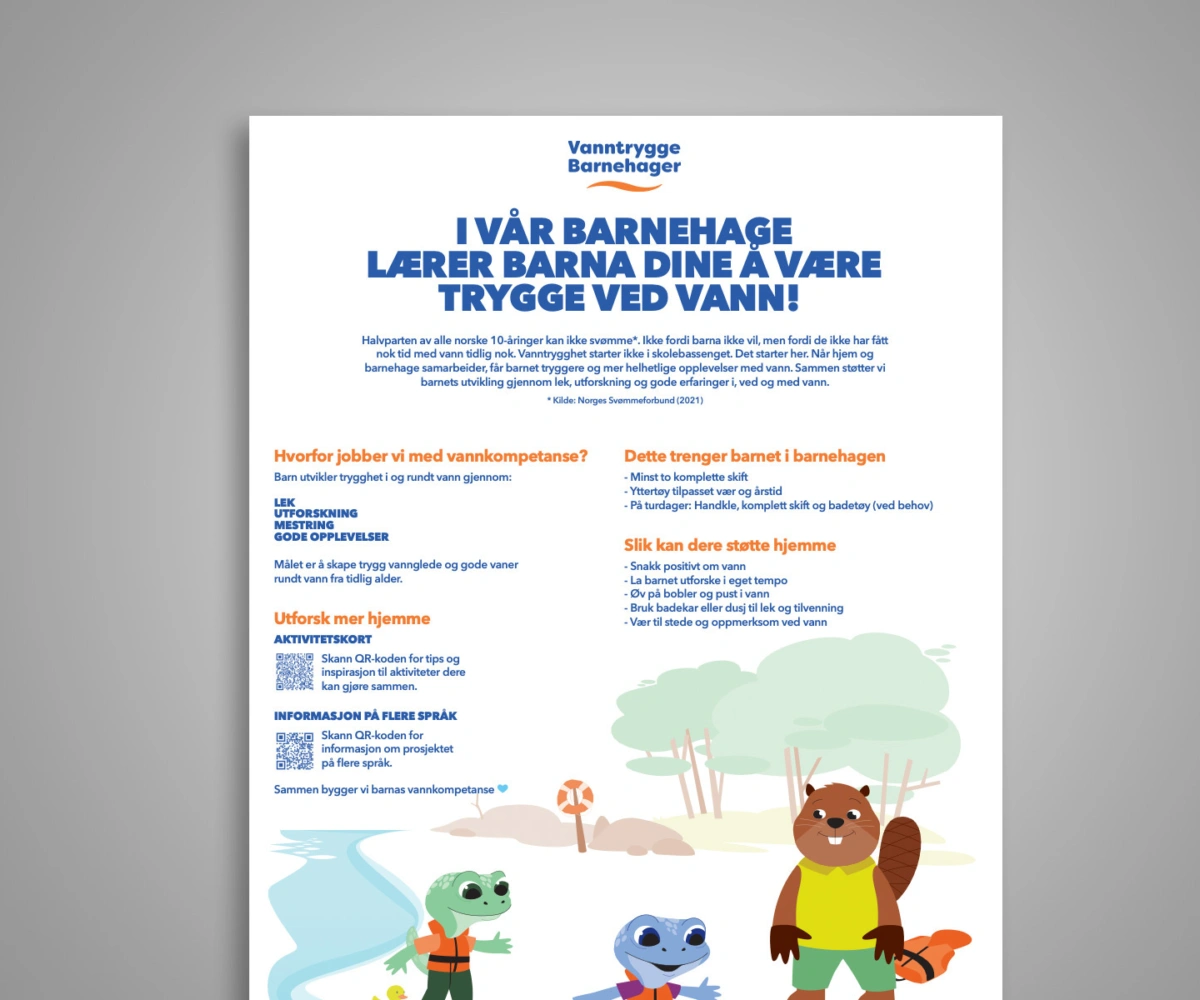 Foreldreplakat – Vanntrygge barnehager