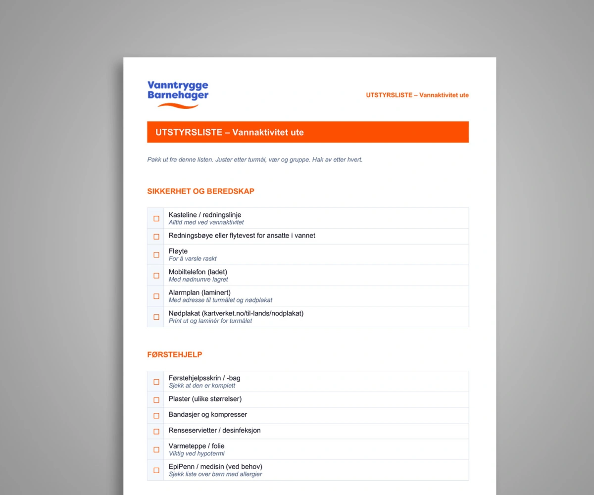Utstyrsliste